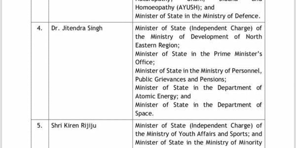 List of minister Modi 2.0