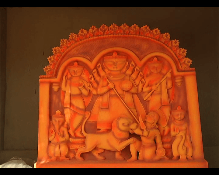 নারী শক্তির আরাধনায় হরিদেবপুর আদর্শ সমিতি