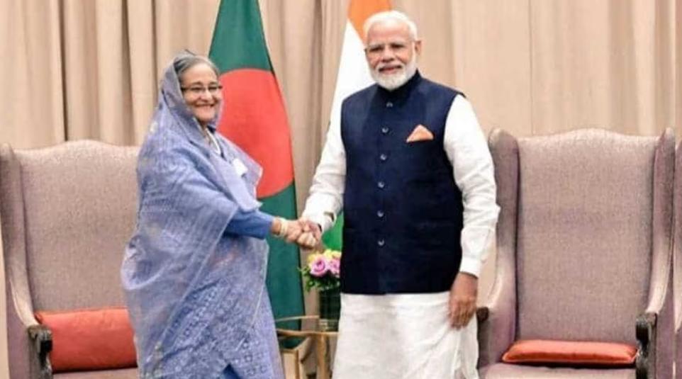 প্রধানমন্ত্রী নরেন্দ্র মোদীকে ধন্যবাদ প্রধানমন্ত্রী শেখ হাসিনার