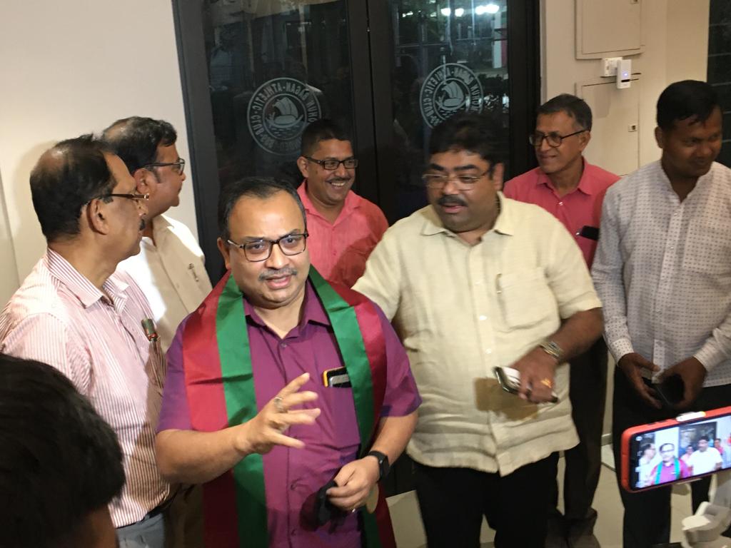 সহসভাপতি পদে এসে প্রথমবার মোহনবাগানে আসলেন কুণাল ঘোষ