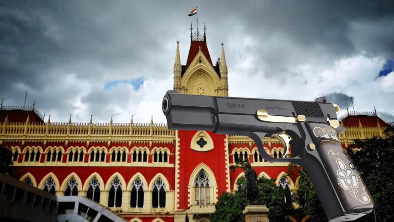 শহর কলকাতায় বিদেশি রিভলবার উদ্ধারকে কেন্দ্র করে উদ্বেগ প্রকাশ করল কলকাতা হাইকোর্ট।