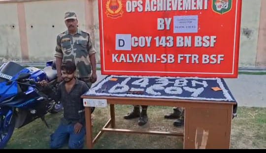 বিএসএফের হাতে ধৃত দুই পাচারকারী। উদ্ধার টাকা, গহনা, এটিএম কার্ড