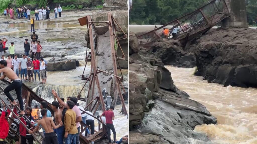 ইন্দ্রায়নী নদীতে সেতু ভেঙে মৃত্যু ৪, আহত বহু